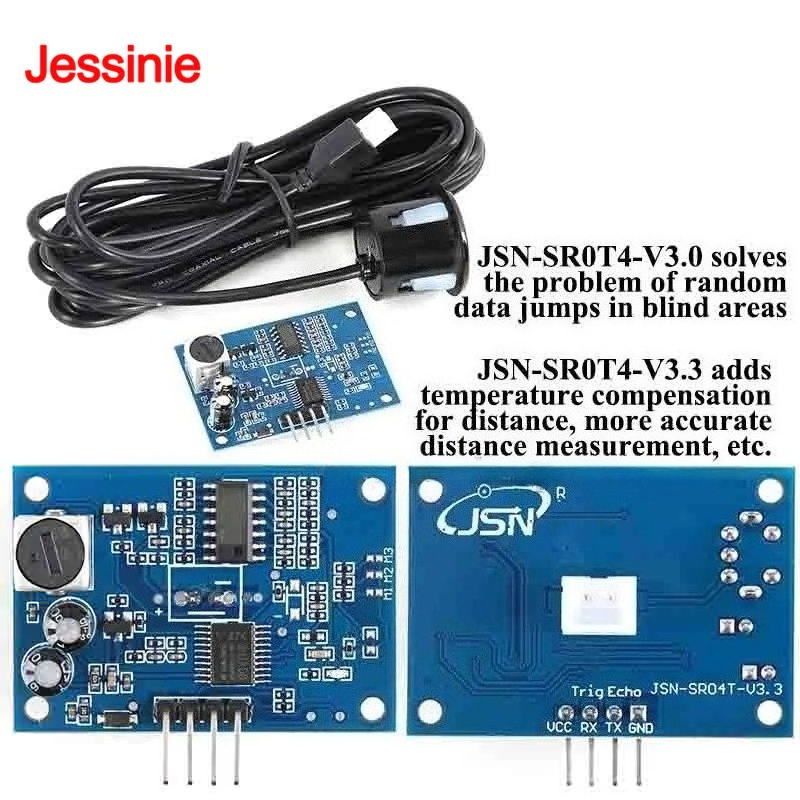 Hydration Sensor Skin - JSN-SR04T JSN SR04T 3.3 Водонепроницаемый ультразвуковой