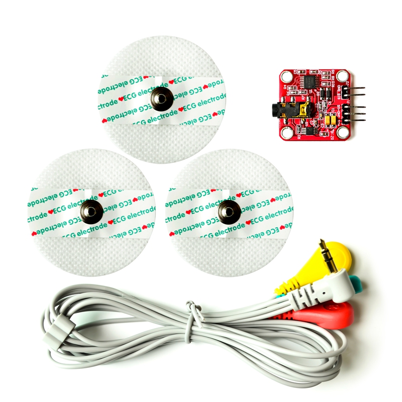 Muscle Sensor Emg - Мышечный электрический аналоговый датчик сигнала, комплект